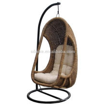 design modern rattan swing chair for bedroom